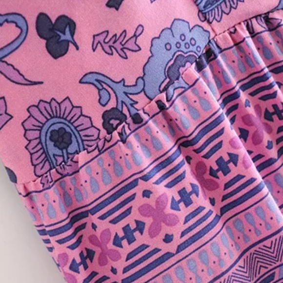 Journey Print Gypsy Spaghetti Maxi - Picture 6 of 13